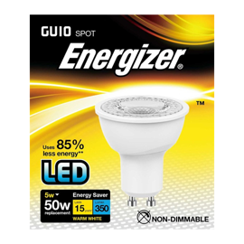 Energizer GU10 LED spot 5,0w 350lumen (50w)
